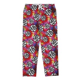 Dragon Ball Z Men's Goku Symbol King Kai Training Adult Lounge Pajama Pants, 2X-Large