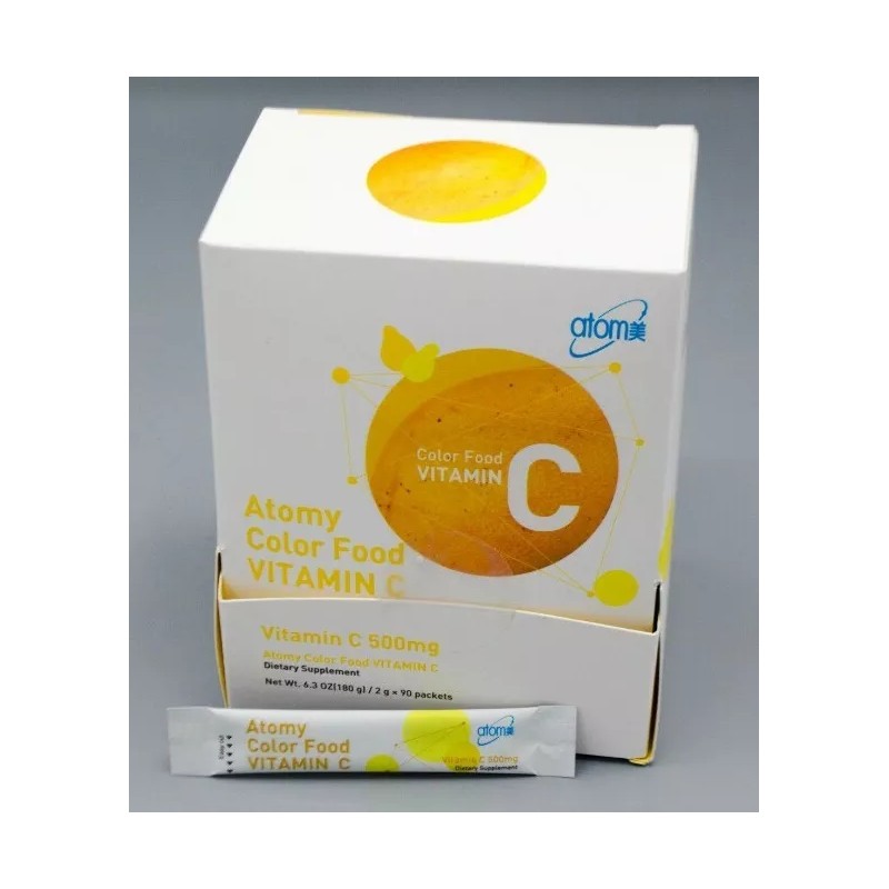 Atomy Color Food Vitamin C 500 mg. 90 packets x
