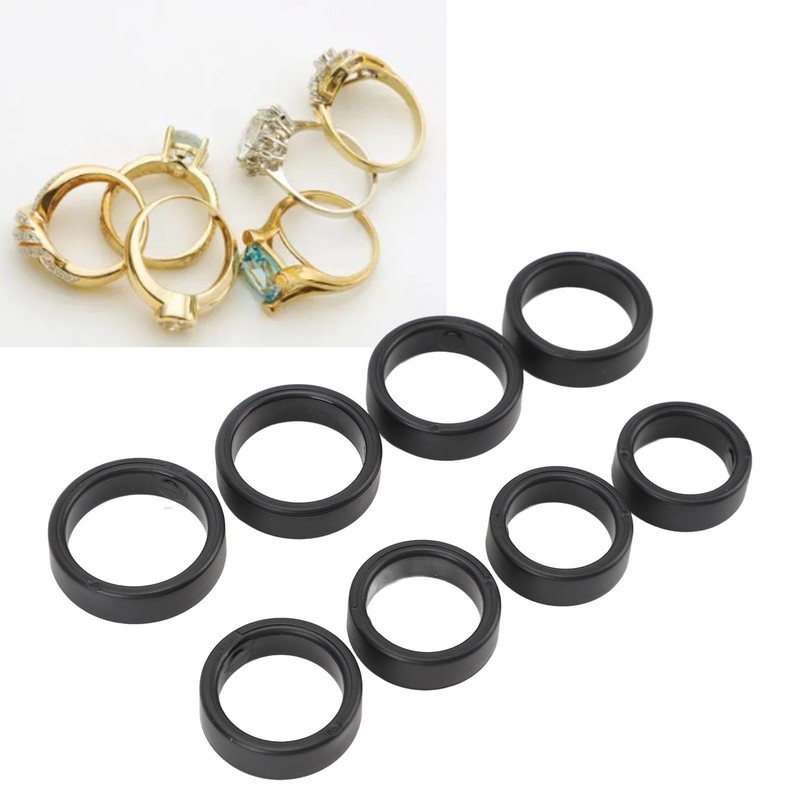 Smart Ring Size Set, 8 Pieces, 6-13, All Sizes, Plastic