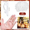 SelfTek 150 Pcs Christmas Light Clips Light Hooks, Gutter Clips
