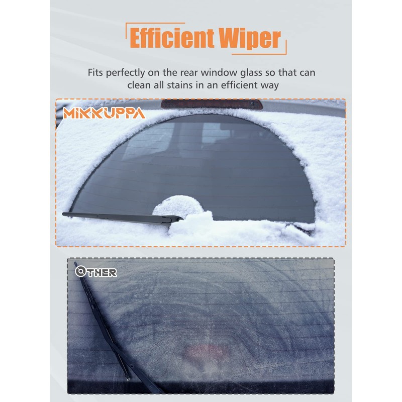 MIKKUPPA 61622754285 - Escobilla de brazo de limpiaparabrisas trasero para