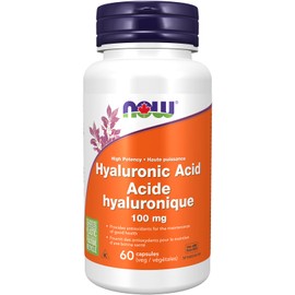 NOW NOW - Hyaluronic Acid 100mg + Antioxidants 60 Vegetarian Capsules