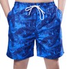 WINAIYA Little Boys Swim Trunks with Compression Liner Swim Shorts