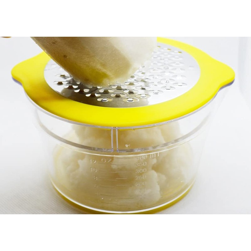 EKO Grater Corn Stripper & Grater Set, Yellow, EK81407