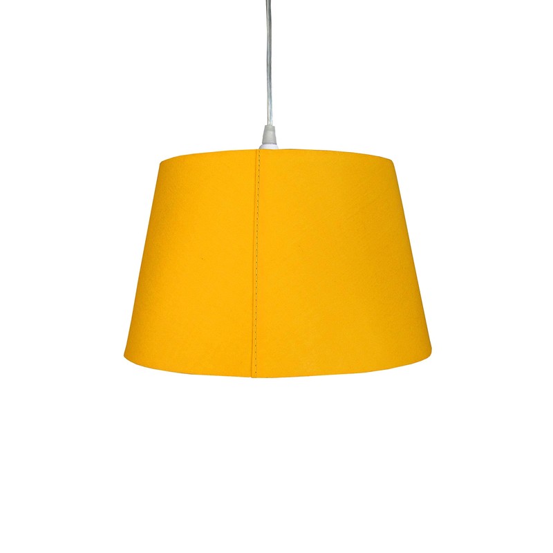 Loxton Lighting Cotton Drum Lampshade Pendant - (12inch 30cm Dia)