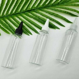 Pointed Cap Empty Bottle 100ml Transparent Cap 7ea