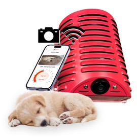Akoma Hound Heater Dog House Heater, Outdoor Pet Furnace 400w - for Most Dog Houses (400W - WiFi - Camera)