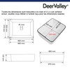 DeerValley 19" x 15" Bathroom Sink, Bathroom Vessel Sink Rectangular