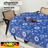 ANRO Oilcloth Tablecloth Washable Oilcloth Garden Tablecloth Outdoor Indoor Oval