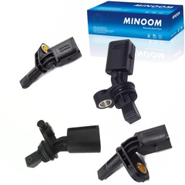 MINOOM 4PCS ABS Wheel Speed Sensor Replacement for Volkswagen Amarok 2010 2011 2012 2013 2014 2015 2016 2017 2018 2019 Part No.#2H0927807A丨2H0927808A丨WHT003856丨WHT003857