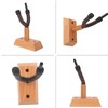 Flanger FH-003 Durable Wooden Base Violin Hanger Hook Wall Mount
