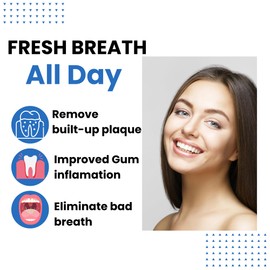 Genco Dental Interdental Brushes - Dental Tools for Effective Plaque and Tartar Removal, Dental Picks for Braces, Teeth Cleaning, and Flossing, Dental Floss Picks (.0.7 mm, 8)