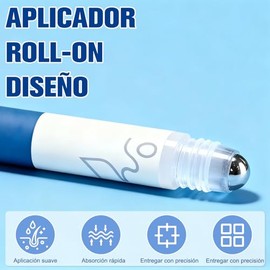 SINYI 2PCS Aceite Esencial de Romero para Cabello,Suero Anticaída con Roll-On, Rosemary Hair Growth Serum Roll On,Con aplicador de rodillo,Crecimiento