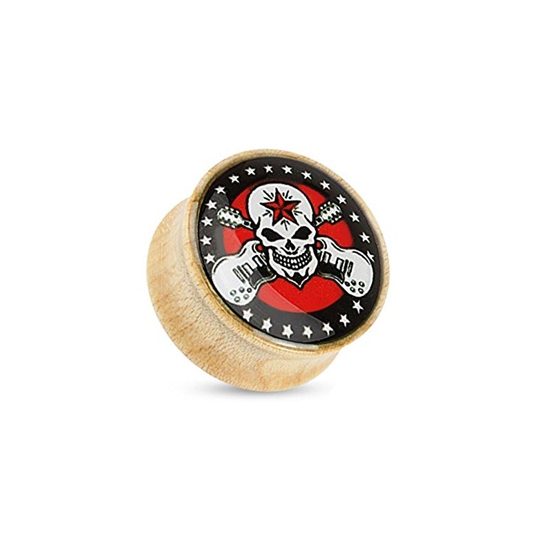Coolbodyart Saddle Plug Rock Star Rebel Maple 8 Mm –