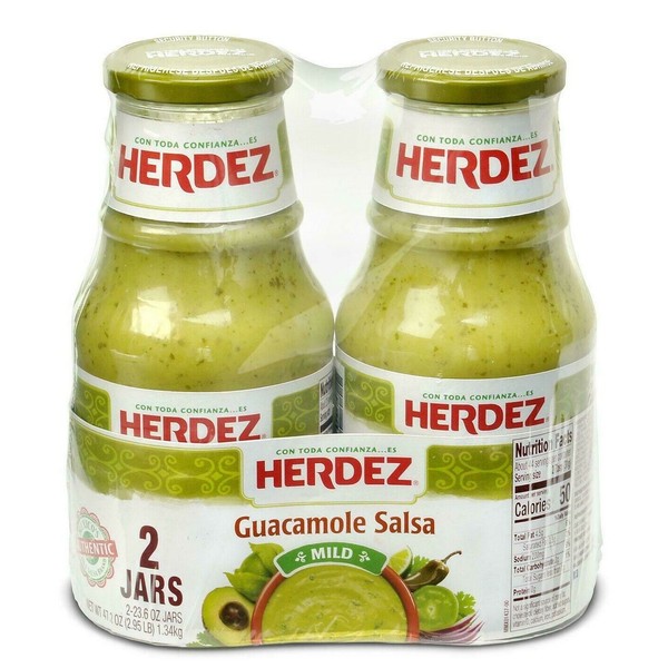 Herdez Guacamole Salsa, Mild (23.6 oz, 2 pk.)