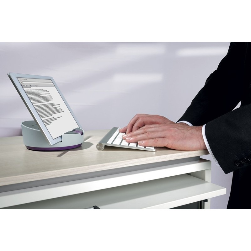 DURABLE Smart Office Tablet Base Pedestal, 5.75" w x 5.75"