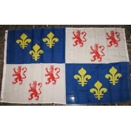 Picardy French Region France Flag 3'x5' Rough Tex Knitted Banner