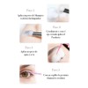 Lash Shampoo Espuma Limpiadora Para Extensiones De Pestañas Blanco D