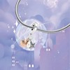 Treated Freshwater Cultured Pearl, Starfish & Shell Triple Dangle Charm