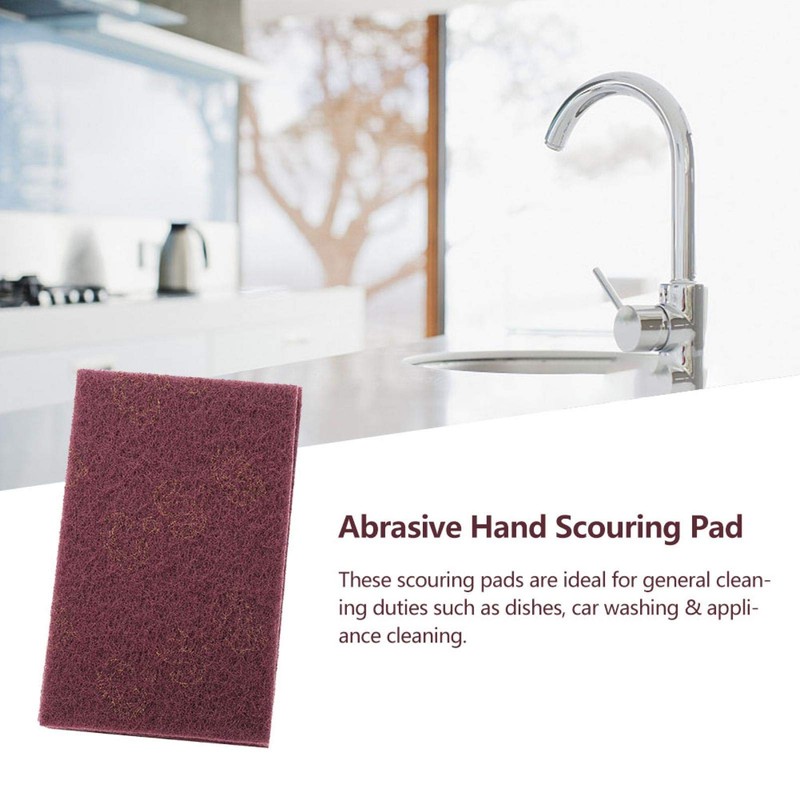 XINMYD Scouring Pad scotched Abrasive,5pcs/set Scourer Scouring Pad Industrial Scourer