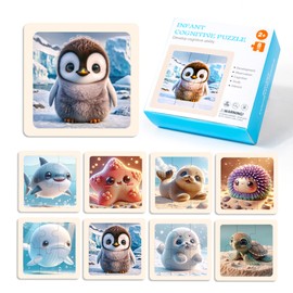 LUMIN TUTU Children's Puzzle 8 Pieces, Puzzle Children & Puzzle from 3, Toy from 2 Years, Educational Toy, Puzzle 6 Pieces, Suitable for Boys and Girls from 2 3 4 5 Years (Underwater World)