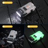 BORUIT V15 LED Small Powerful EDC Flashlight with Warm White