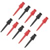 10pcs Multímetro de prueba Cable de gancho Cable de prueba