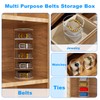 Yutzhre Belt Organizer, 5-Tier Acrylic Belt Storage & Holder for