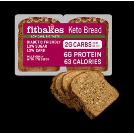 Fitbakes Keto Flaxseed Bread: 2G Carbs, High Protein