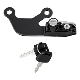 GUAIMI Motorcycle Anti-Theft Helmet Lock Left Side for Z 650 Ninja 650 2017-2020-Black