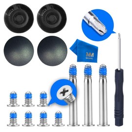 MMOBIEL 4X Rubber Case Feet pad with 10x Screws (10 Short) and Screwdriver Compatible with MacBook Pro 13/15 in