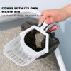 Hwtcjx Cat Litter Tray Scoop, 2-in-1, Litter Scoop with Container,