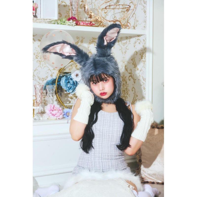 Party City Mofumofu Cosplay, Unisex, Gray