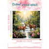51buyoutgo Deer 11ct Cross Stitch Kits, 11 CT Funny Pre