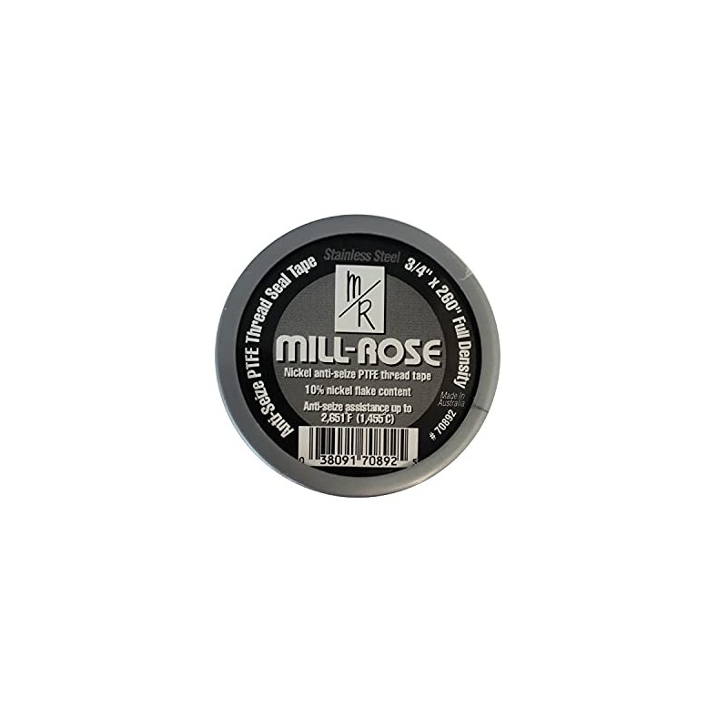 Stainless PTFE Thread Seal Tape, 3/4 X 260IN, Rolls