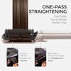 Flat Iron Hair Straightener Brush 2 in 1, 200M Ions
