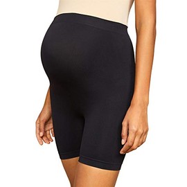 Motherhood Maternity Women's Maternity Secret Fit Shaper Panty, Black, Small-Medium