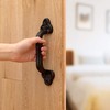 Heavy Duty Barn Door Handles (Set of 2) Black Rustic