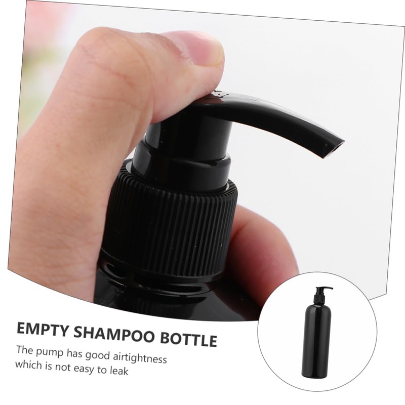 Healeved 4pcs Refillable Toiletry Bottles Press-Type Squeeze Bottles for Lotion