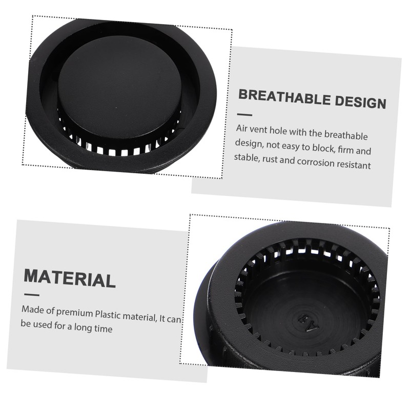 COHEALI 6pcs Cabinet Soffit Ventilation Covers Vent Hole Mesh for
