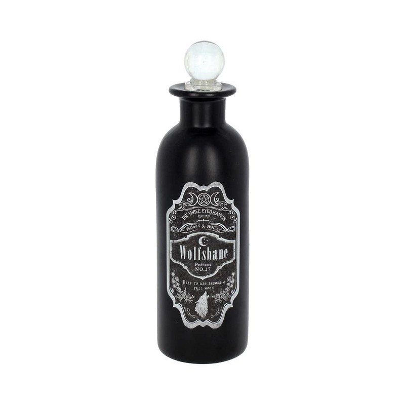 Nemesis Now Wolfsbane Potion Bottle 21cm Black