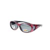 Polarized Sunglasses Fit Over 60 MM Small Oval - Red