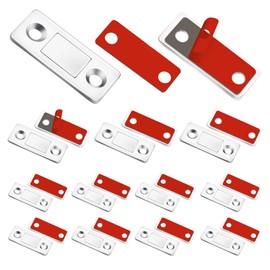 Ultra Thin Magnetic Door Catch with Screws, Drawer Magnet Catch for Kitchen Closet Door Closing Magnetic Door Catch Closer (Pack of 12)