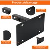 Trailer Hitch License Plate Holder: Mineye Compatible 2” Hitch Receivers,