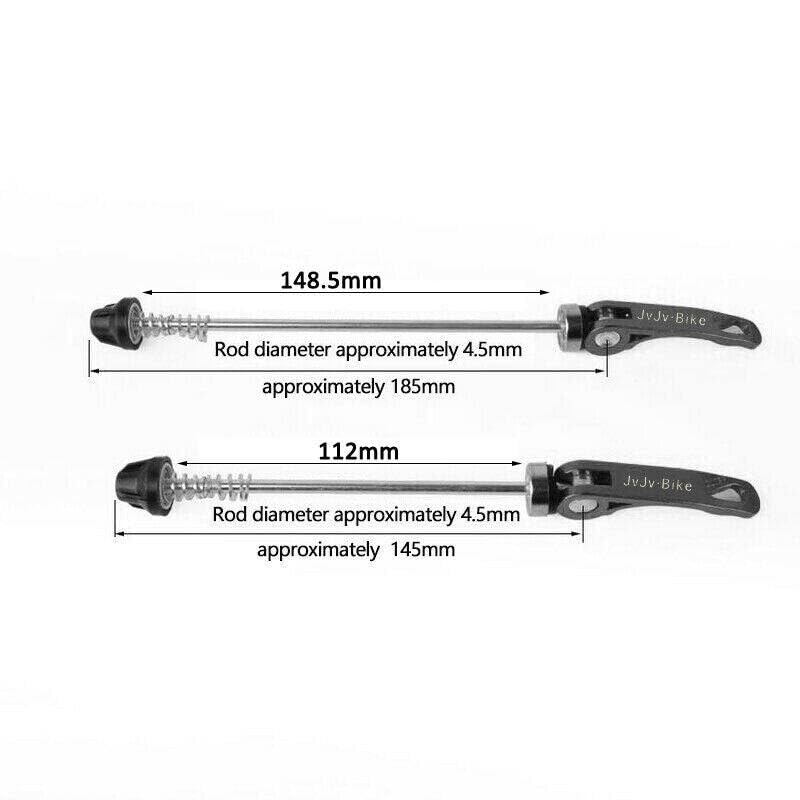 TDR F112 R148.5 Mountain Bike Quick Release Skewers Axles Set