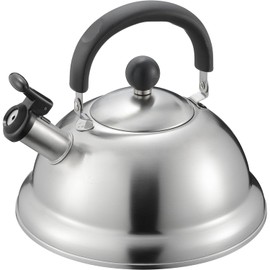 Wahei Freiz Enzo EM-055 Instant Boiling Wide Bottom Whistle Kettle, 6.6 gal (2.5 L), Induction Gas, Made in Japan