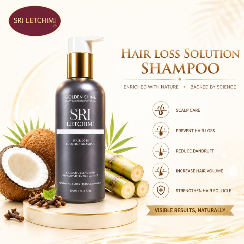 Golden Shine SRI LETCHIMI | Hair Loss Solution Shampoo