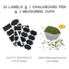 Pantrystar Large Food Storage Containers with Lids Airtight 5.2L /176Oz,