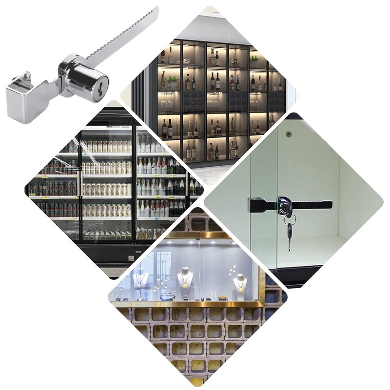 16 Pack Sliding Glass Door Ratchet Lock With Alike Keys,