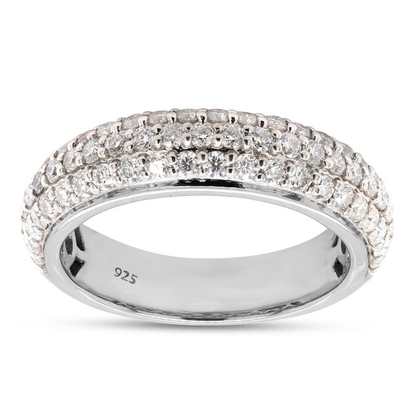 SAVEARTH DIAMONDS 1.00 Carat Round Lab Created Moissanite Diamond 3